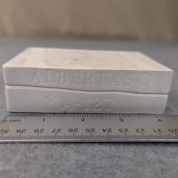 VTG 1978 Alberta's Molds Inc Ceramic Sleigh with Mice & Tree Casting Mold A-127 - Picture 5 of 7